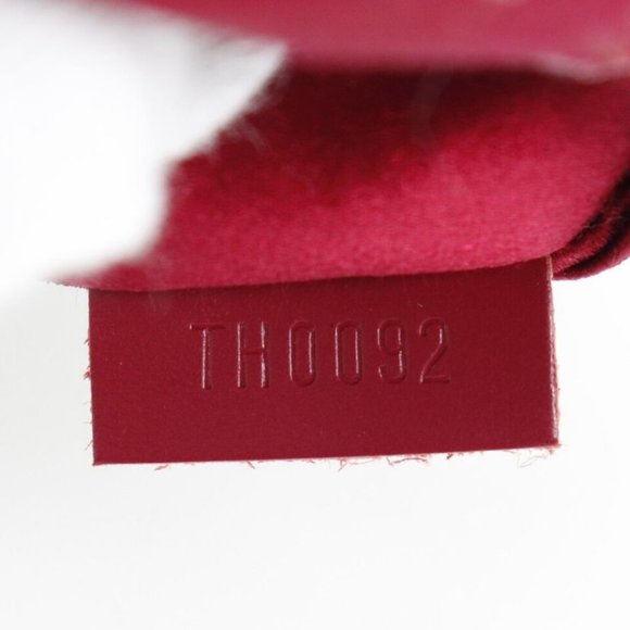 LOUIS VUITTON Little papillon Handbag Red Monogram satin Women - Picture 2 of 9